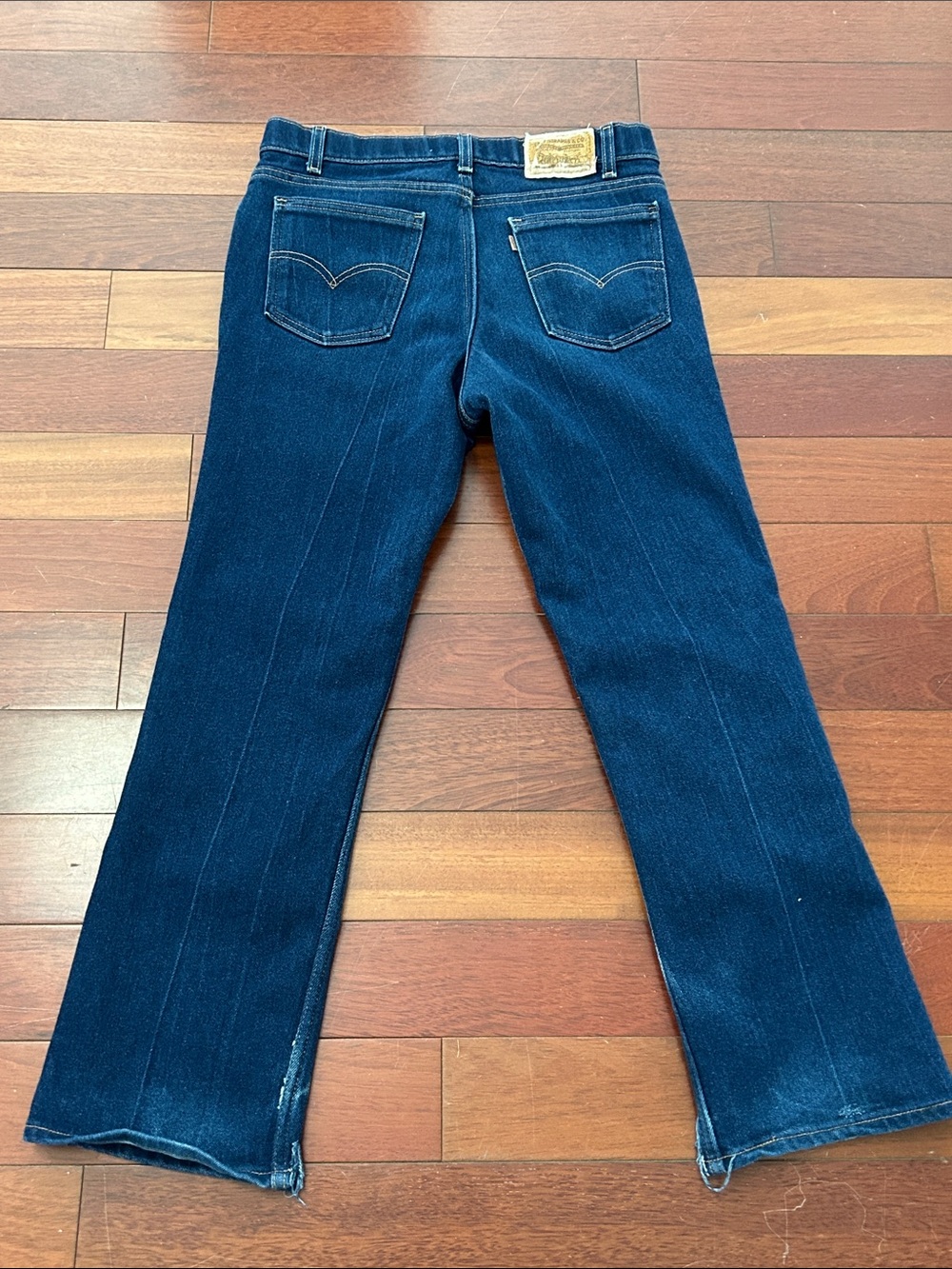 Vintage 70’s or 80’s  BROWN TAG Levi’s Western Slim Flare or Bootcut Denim Jeans
